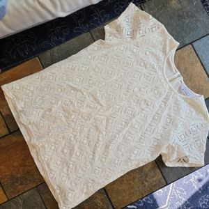 Market & Spruce lace front tee